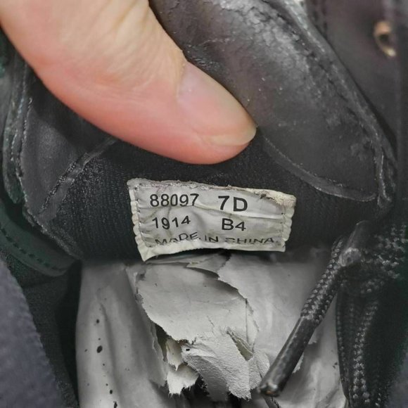 Lands End Mens Snow Winter Boots Black Leather 7 - Picture 10 of 10